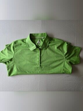 Bolle Green Polo Snap Shirt Size Large